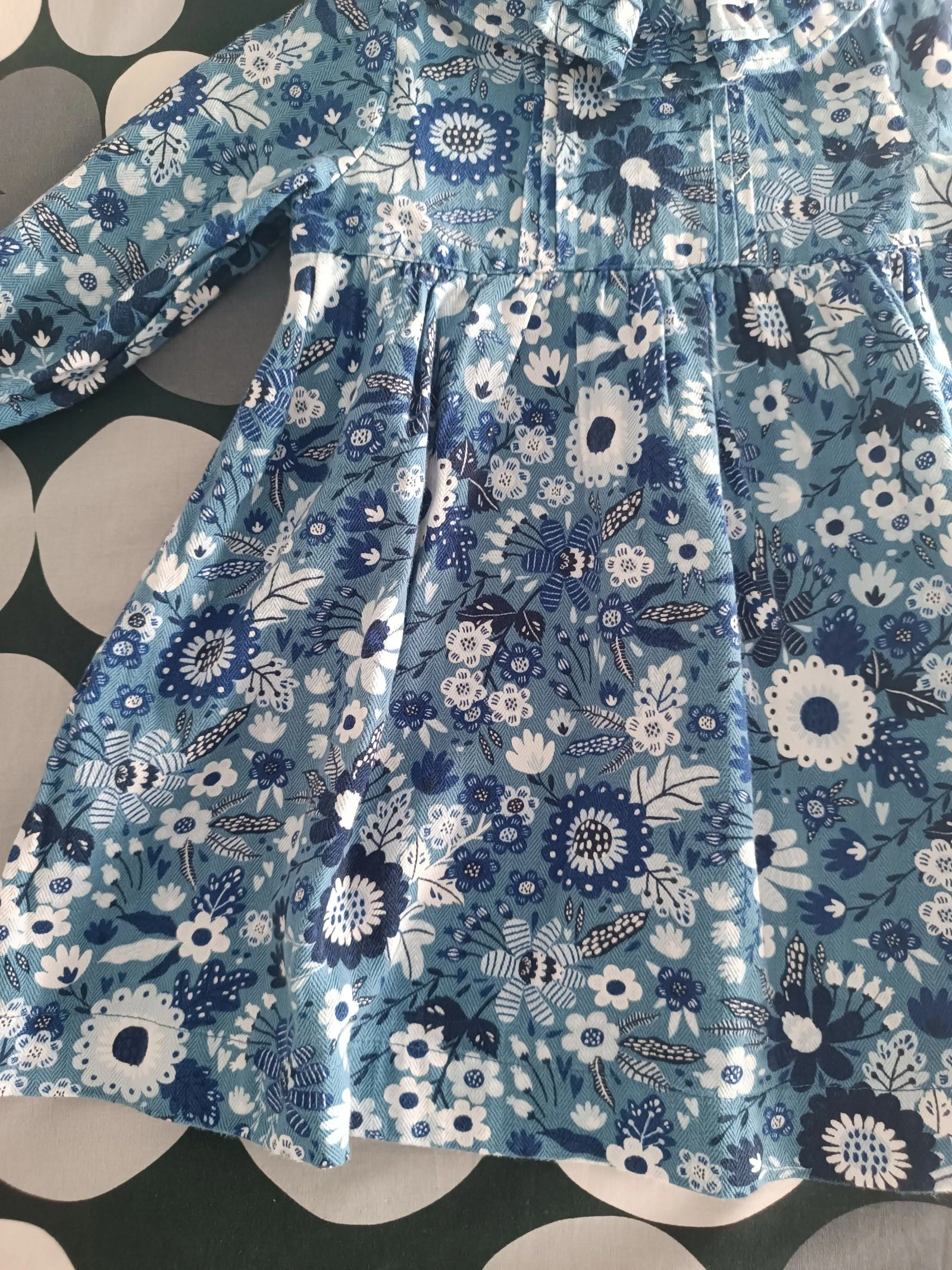 Vestido floral azul y blanco de Zippy 18-24 meses – photo 4